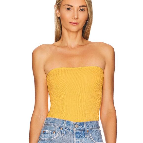 Bond Eye Lena Multi Bandeau Tube Top / Mini Skirt O/S Convertible Sunny Eco NWT - Picture 1 of 7